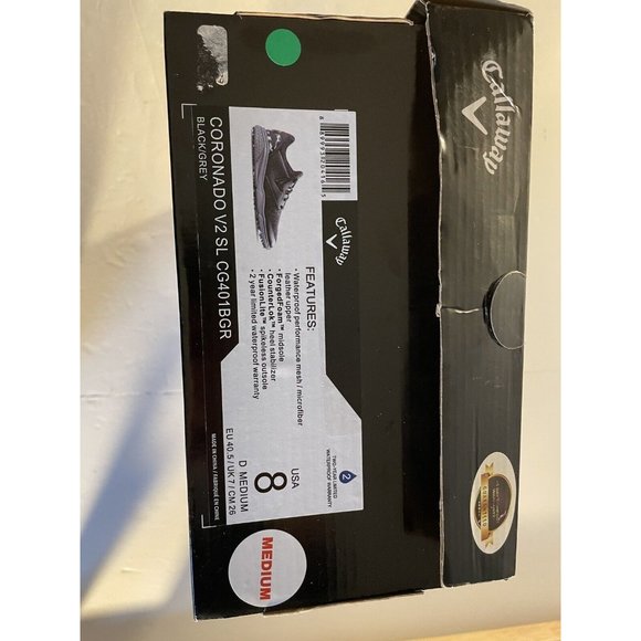 Callaway Men's Coronado V2 Sl Golf Shoe  8 Medium New - Picture 11 of 15